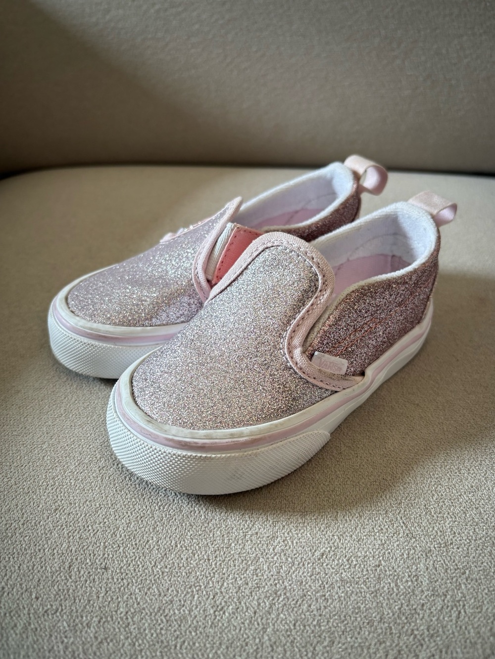 Vans Classic Glitter Slip On Sneakers